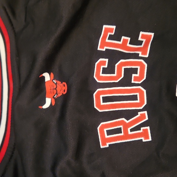Adidas Chicago Bulls Black Jersey YM - Picture 6 of 6